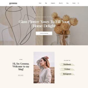 gemma responsive blogger template, blogger template, blogger theme, responsive blogger theme for entrepreneurs