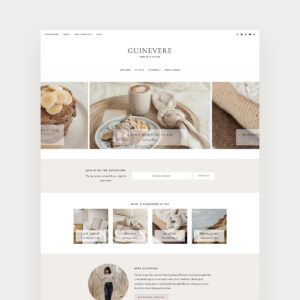 guinevere wordpress theme, kadence child theme, wordpress blog theme, feminine wordpress theme, wordpress template
